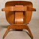 Charles and Ray Eames Early DCW Ash plywood Dining Chairs for Herman Miller
