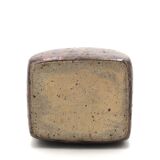 Impressive modernist vase in pyrite stoneware, La Borne, 1970s