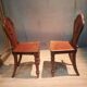 Pair of stool chairs