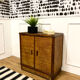 Vintage rattan sideboard
