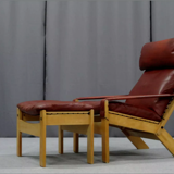 Pair of armchairs and ottoman, 1960