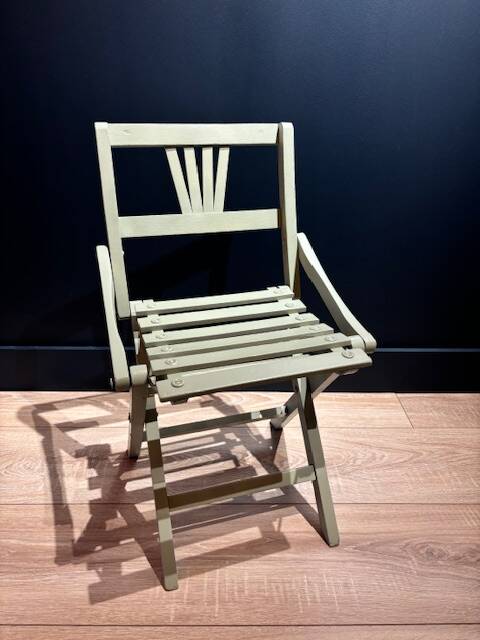 Chaise Pliante Enfant 1950
