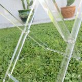 Plexiglas side table, roche bobois, 1970