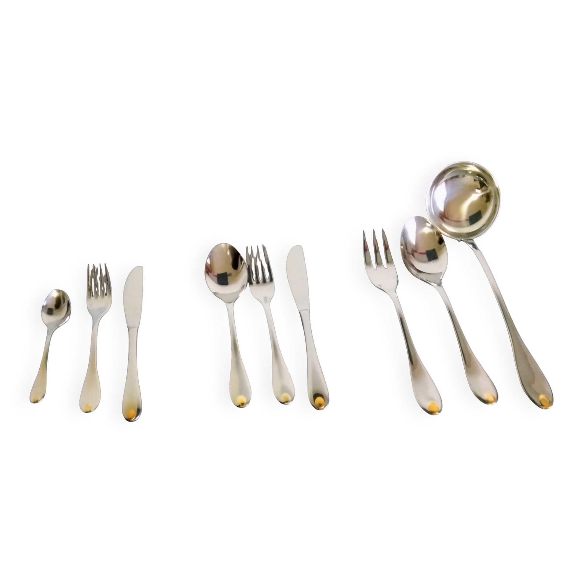 Cutlery set 75 pieces inoxpran italy