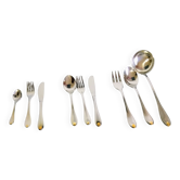 Ménagère 75 pièces inoxpran italie