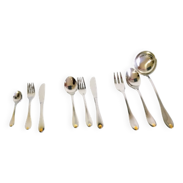Cutlery set 75 pieces inoxpran italy