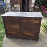 Chest of drawers Empire 19th on marble