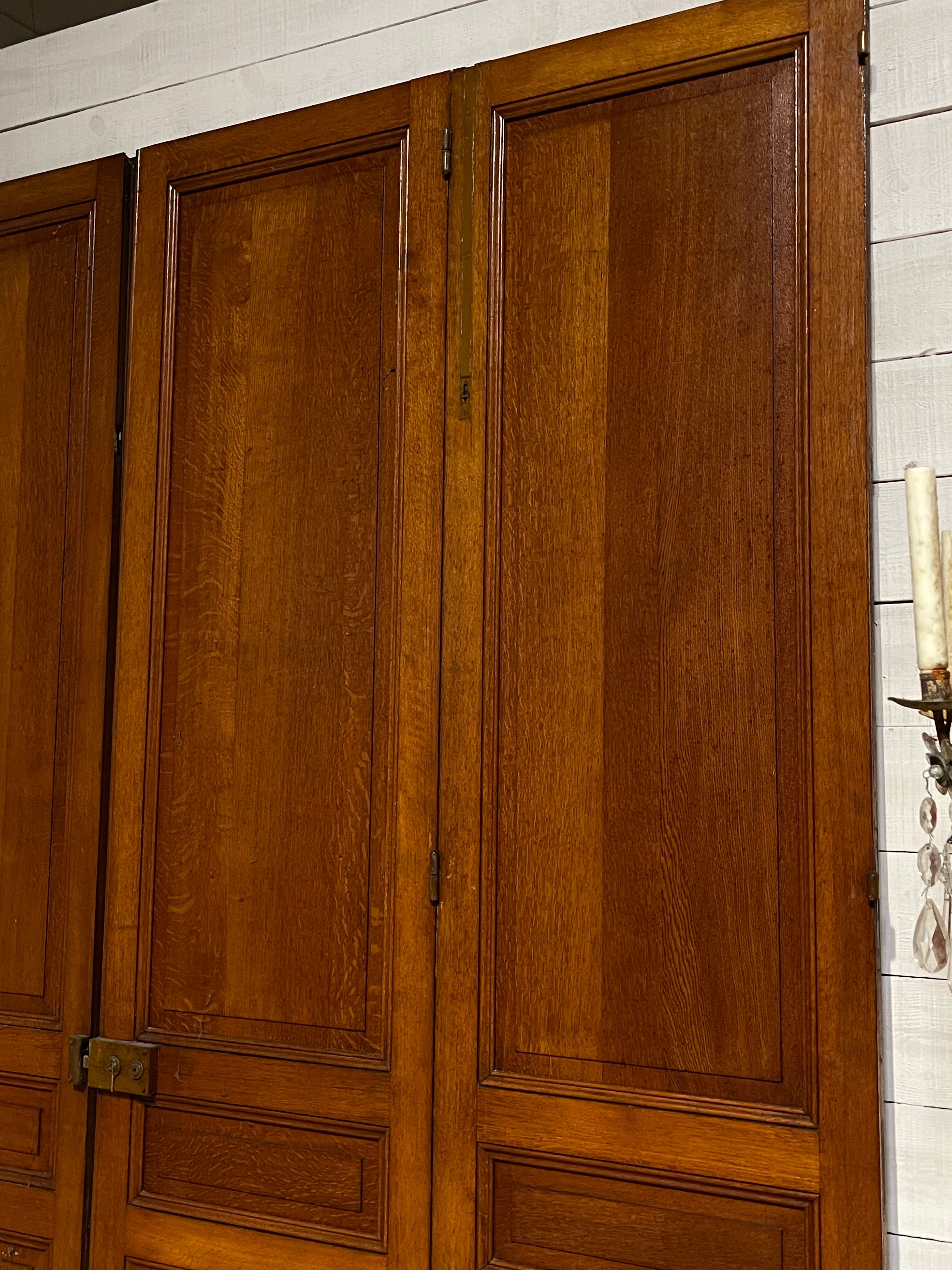 Old oak doors
