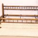Canapé en teck birman naturel et assise