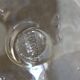 Vintage bubble-blown glass ball vase from riom france