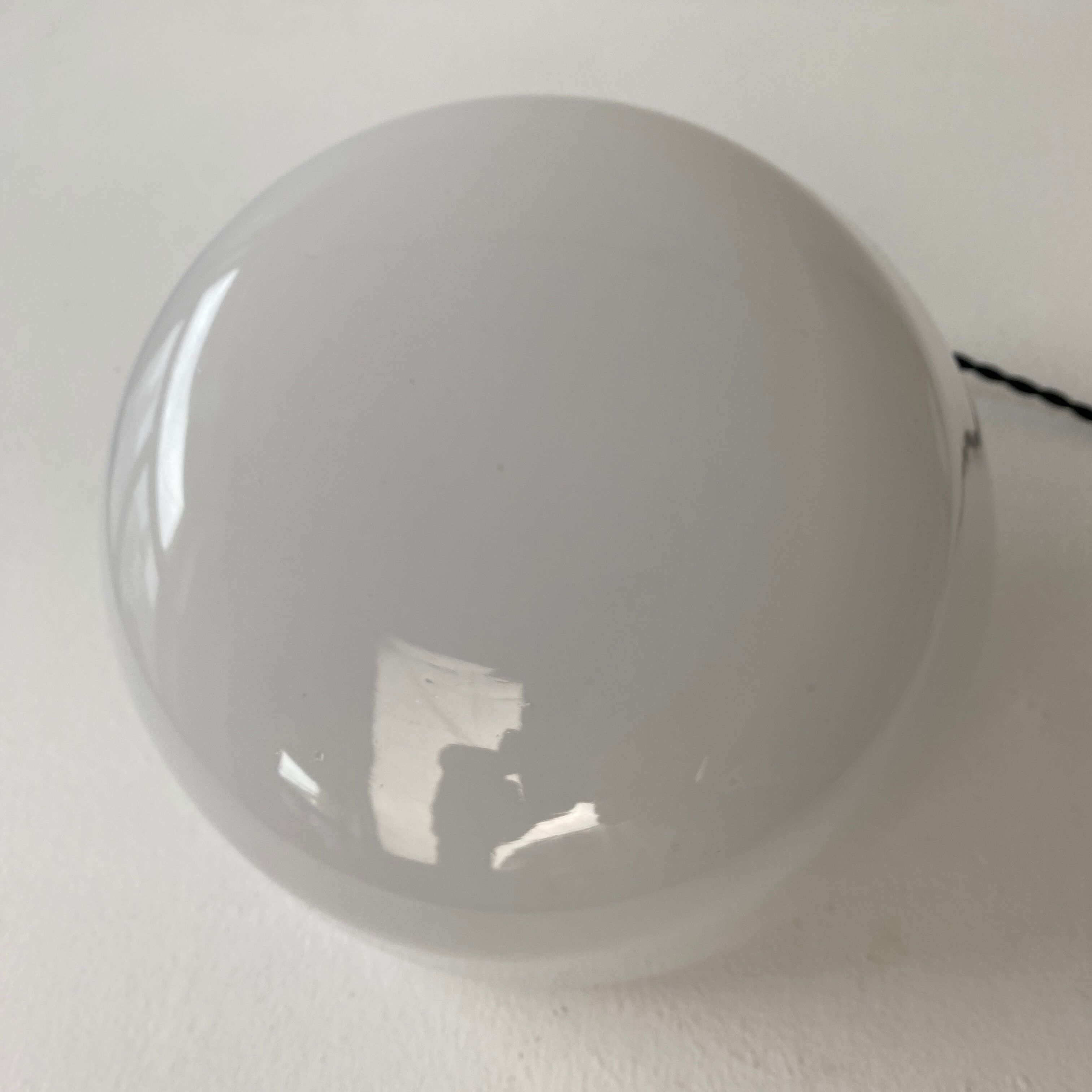 Old vintage opaline pendant lamp