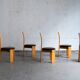 Set of 6 dining chairs by Mario Marenco