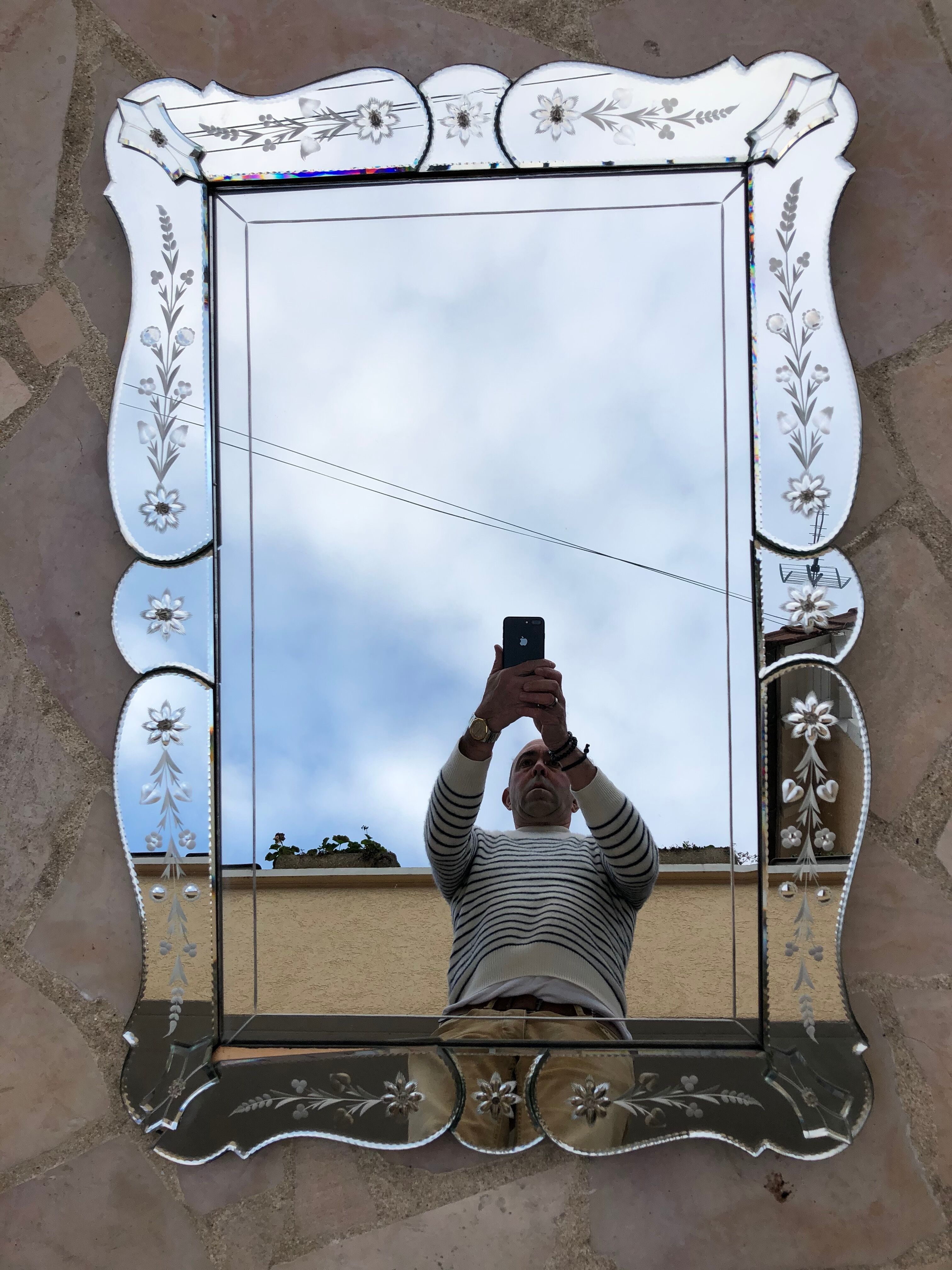 Large Venetian mirror 69x99cm