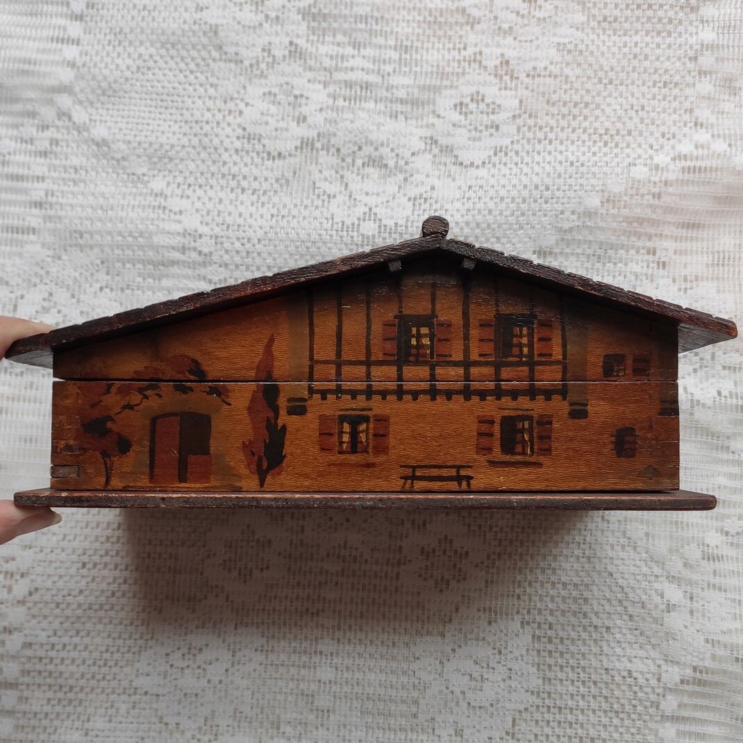 Wooden chalet box