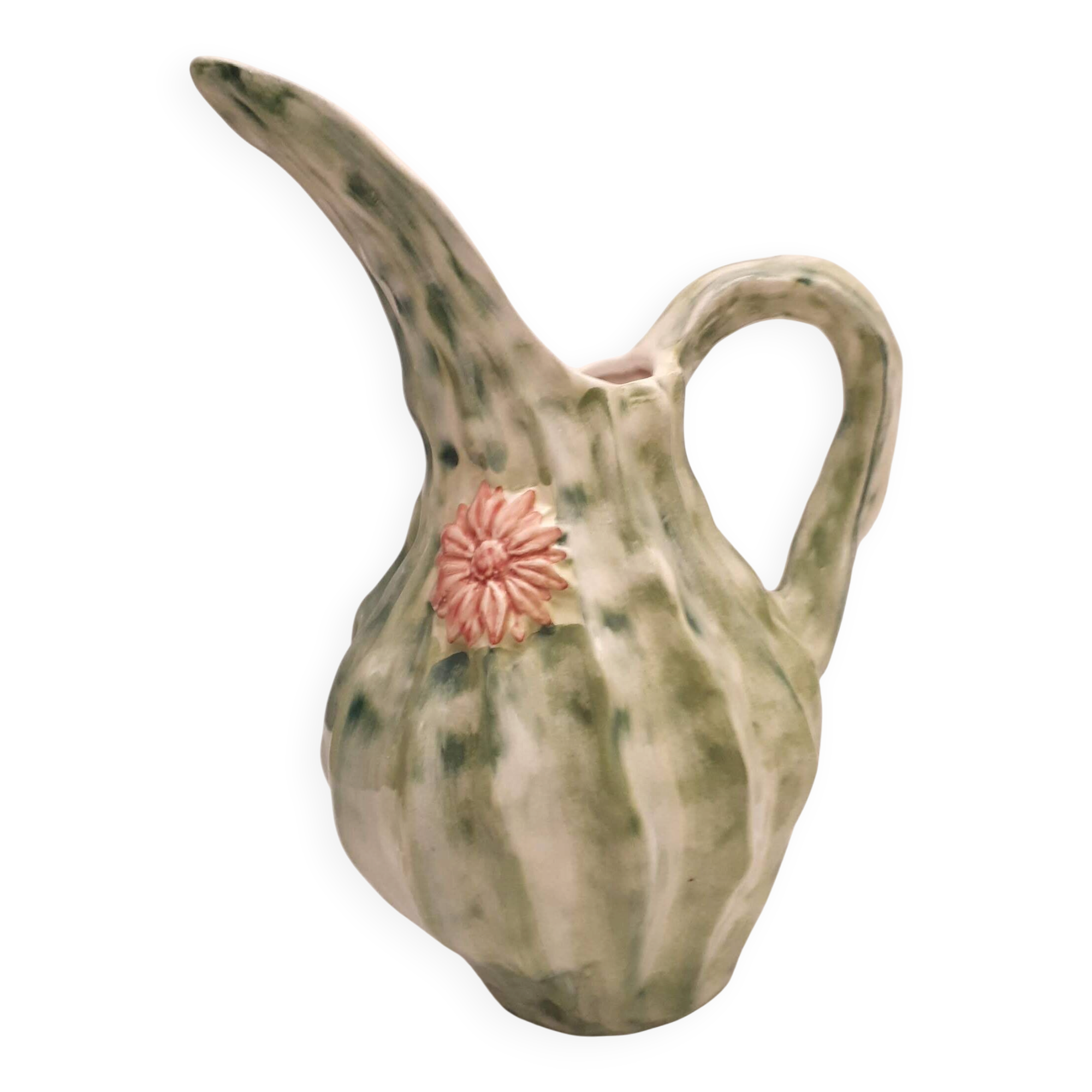 Pichet ou carafe en barbotine