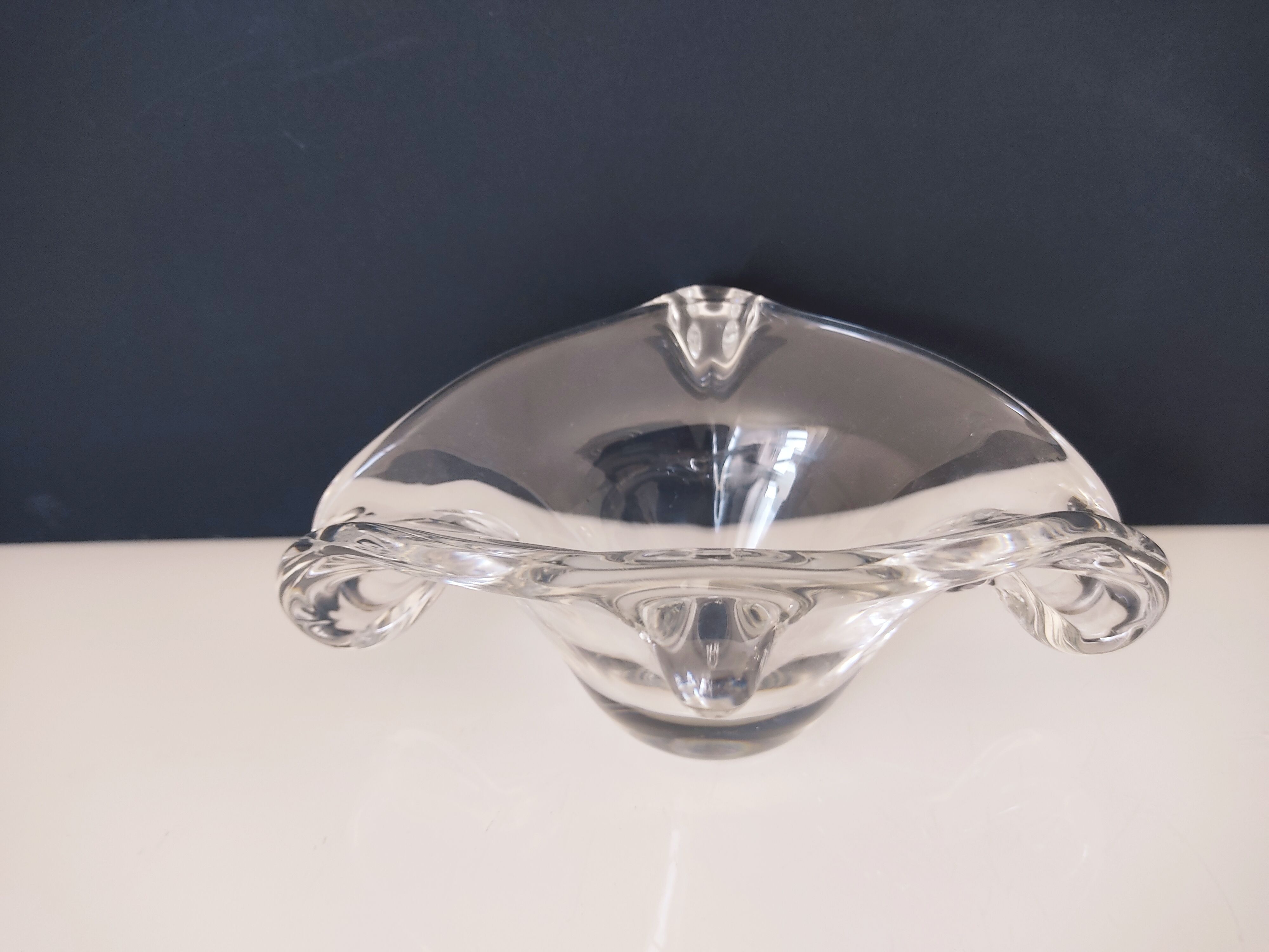 Coupe vide poche en cristal Val Saint Lambert