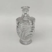 Moulded crystal mustard pot, first part of the 20th century.