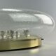 XL 60s 70s Lamp Light Plafoniere Flush Mount Ice Glass Hillebrand 60s