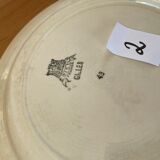 Assiettes plates gien modèle gilles