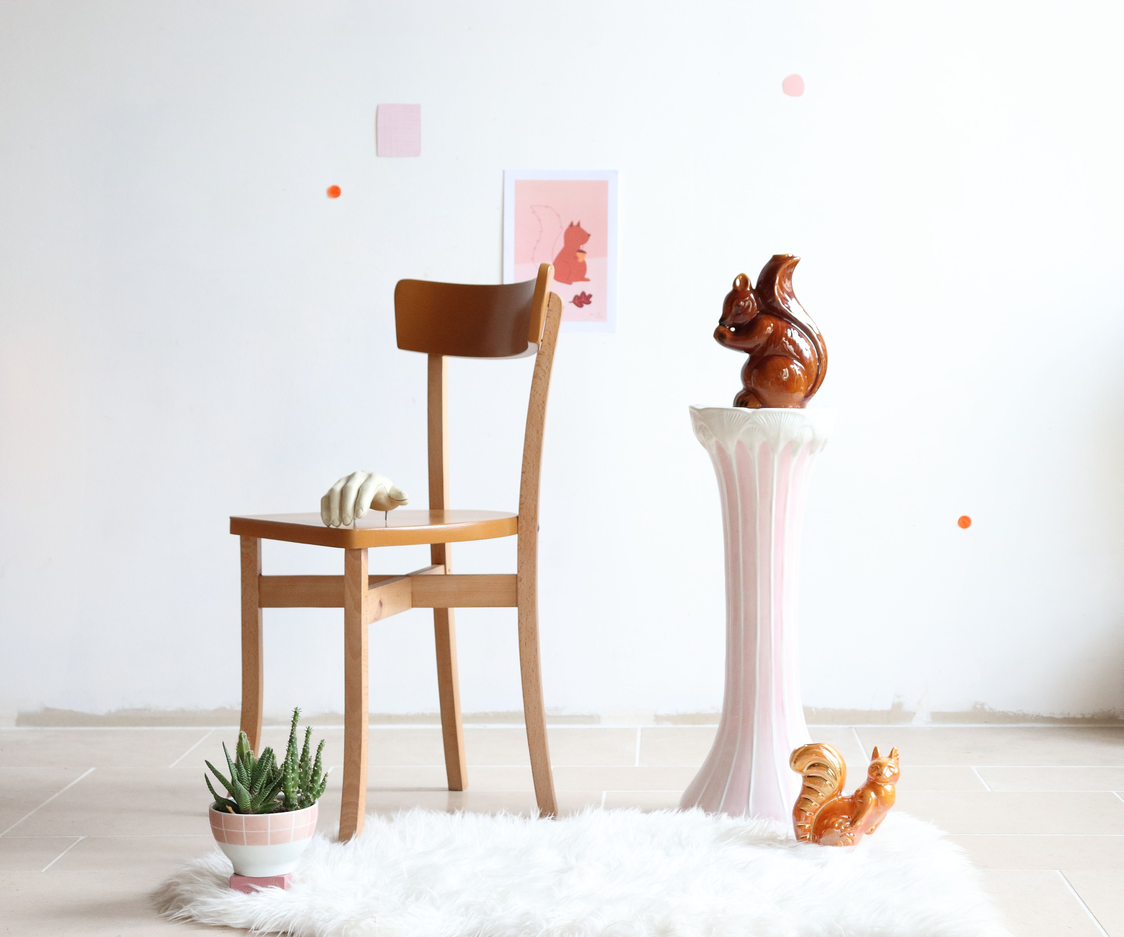 Vintage wooden bistro chair revisited