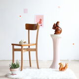 Chaise bistrot vintage en bois revisitée