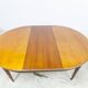 Louis XV round table + 3 extensions 115 cm max 2m50
