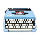 Brother typewriter nogamatic 200 blue vintage aqua