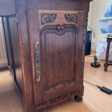 Double-sided wooden desk