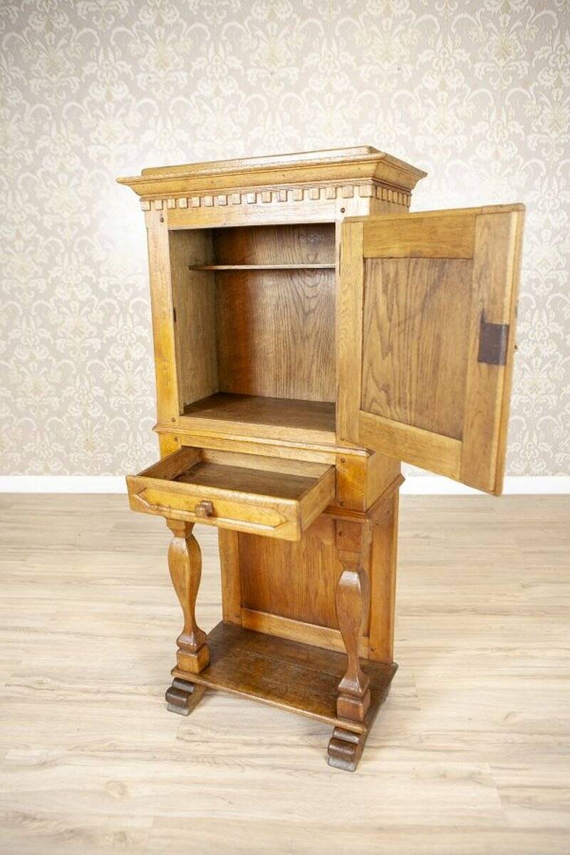 Rustic Oak Cabinet, Late 19th Century