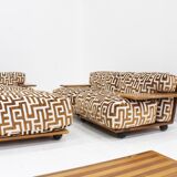 Pianura sofa set by Mario Bellini for Cassina, 1970s, Set of 10