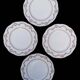 4 assiettes Théodore Haviland porcelaine Limoges