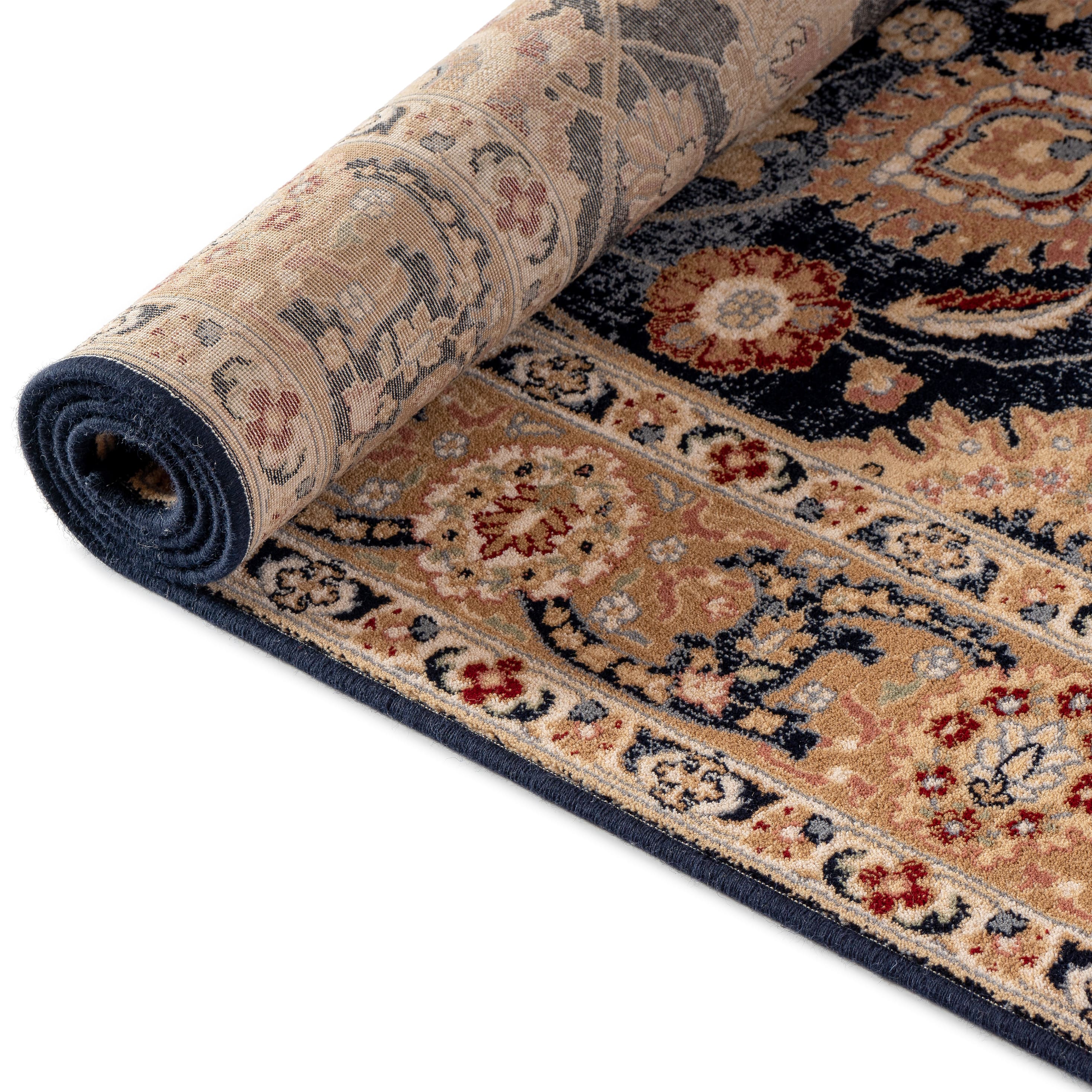 160x230 cm Mota black oriental carpet
