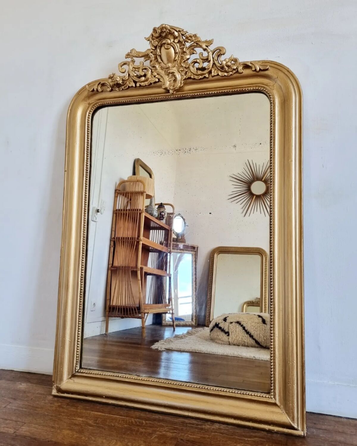 Antique mirror Louis Philippe