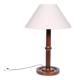 Lampe de table vintage en bois des années 60
