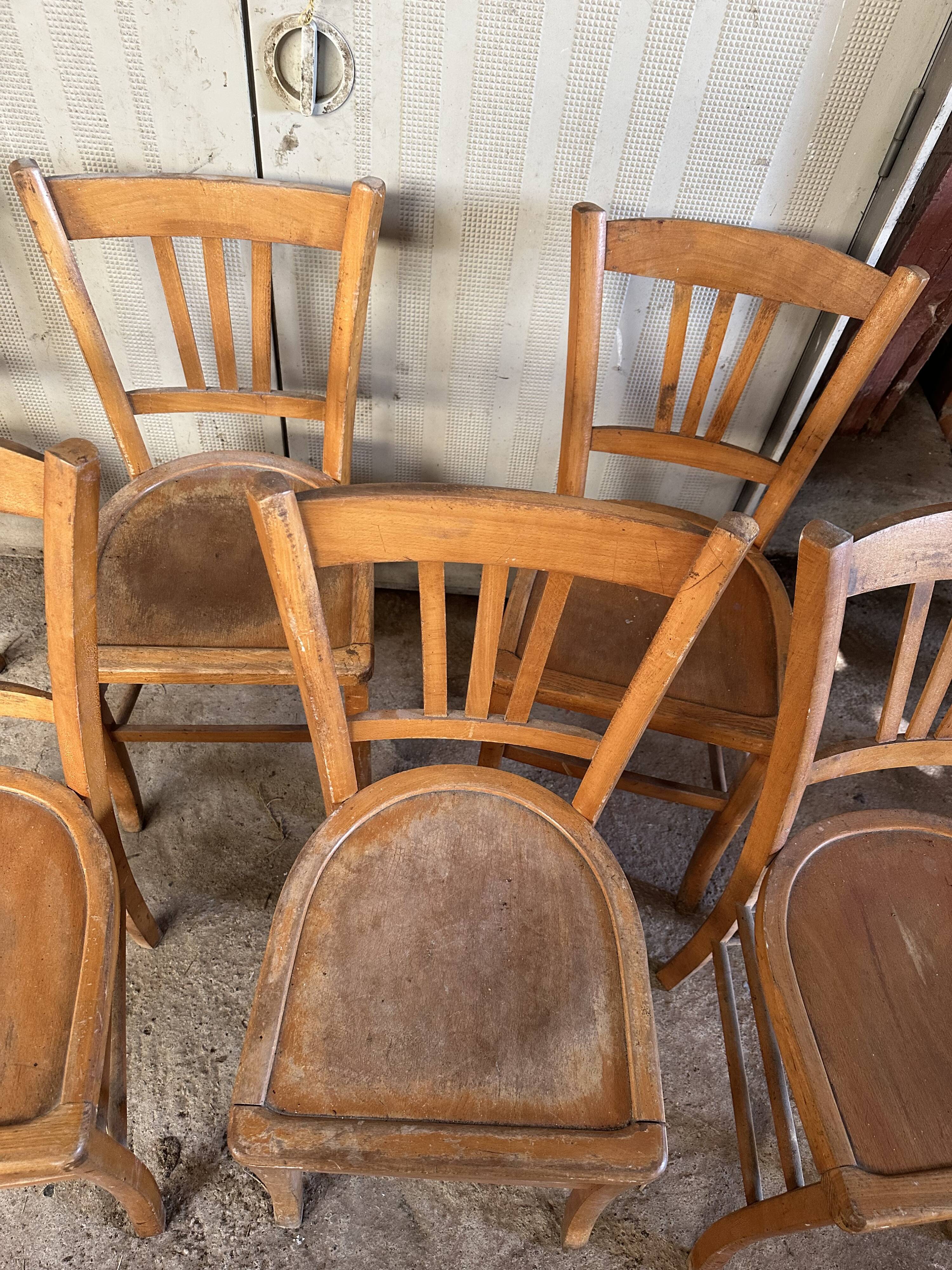 Lot 6 bistro chairs luterma