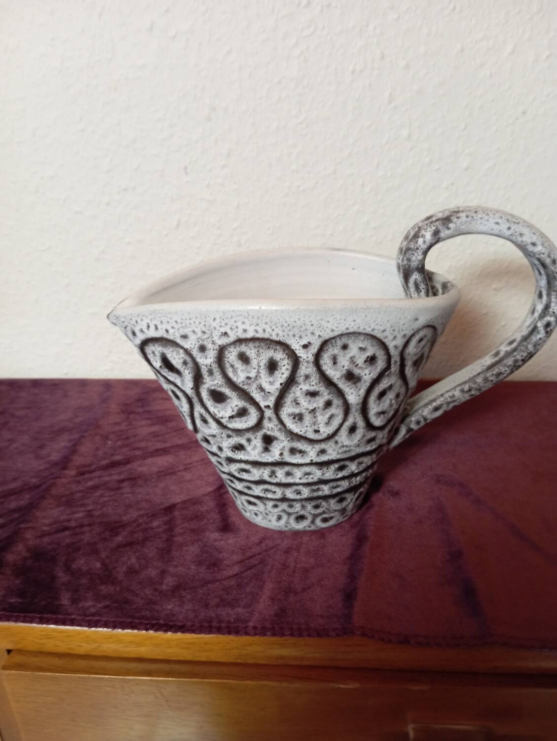 Vintage pitcher signed Jean Austruy