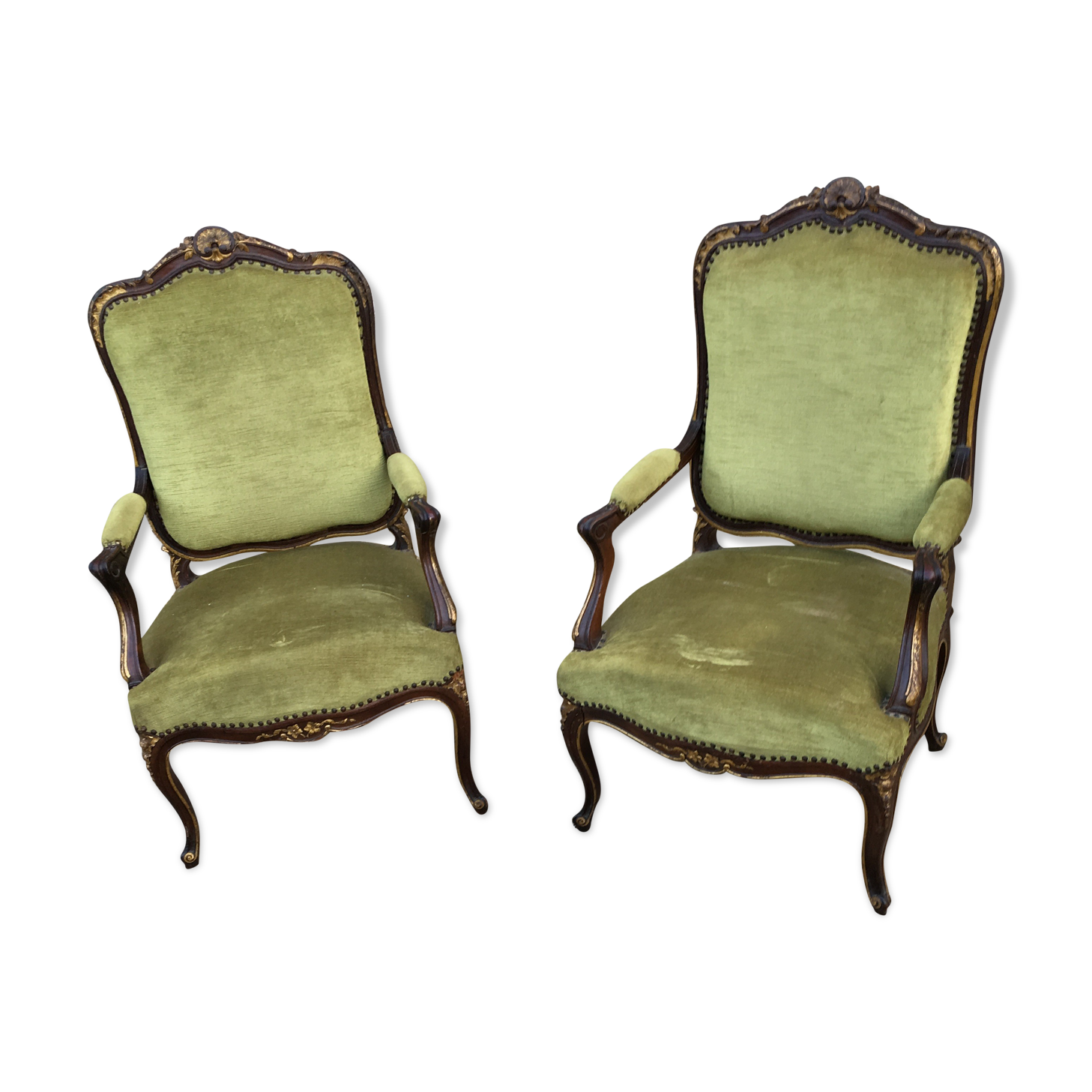 Pair of armchairs