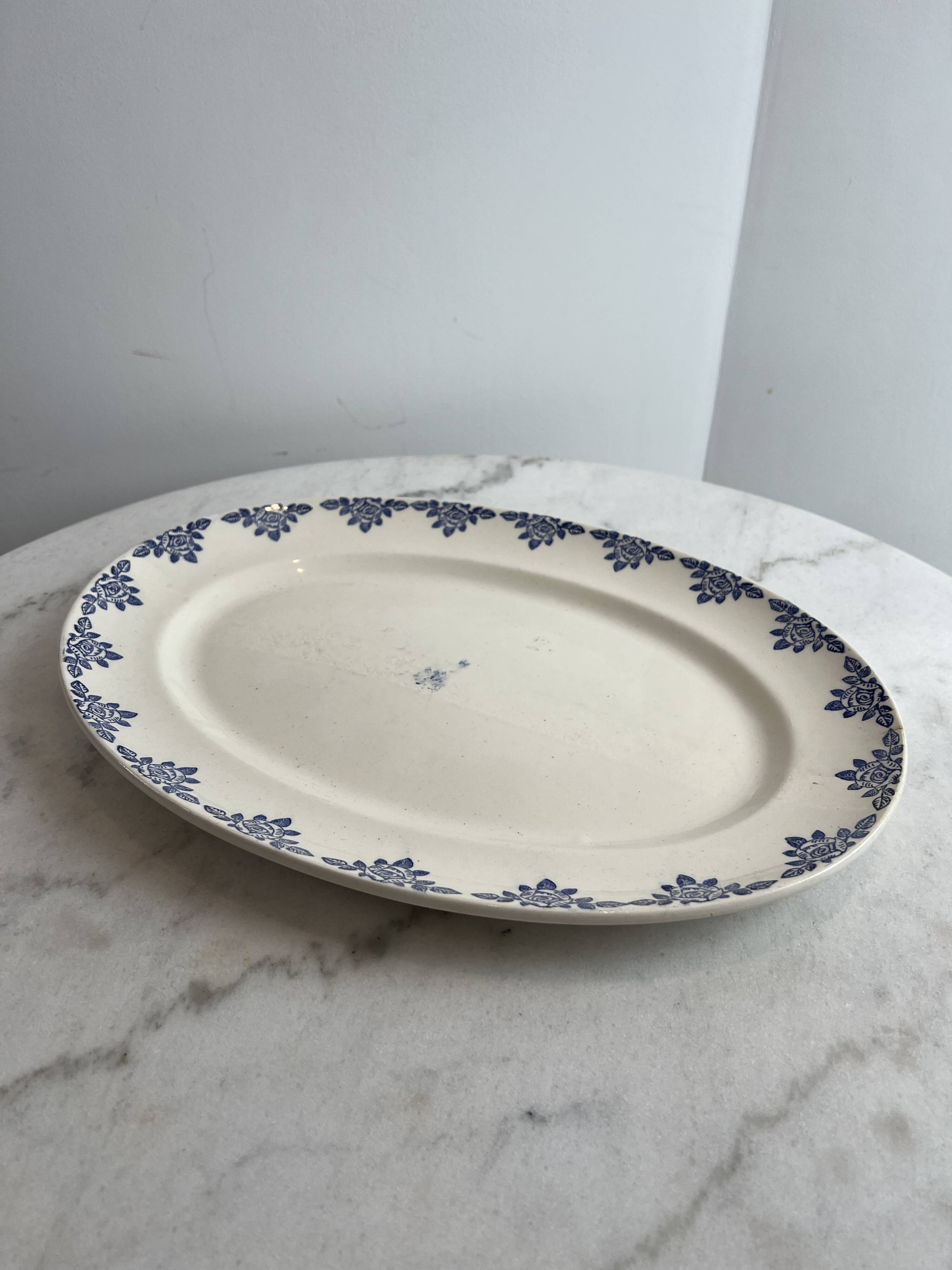 Large presentation plate HBCM France Terre de Fer