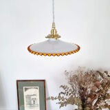 Opaline hanging lamp