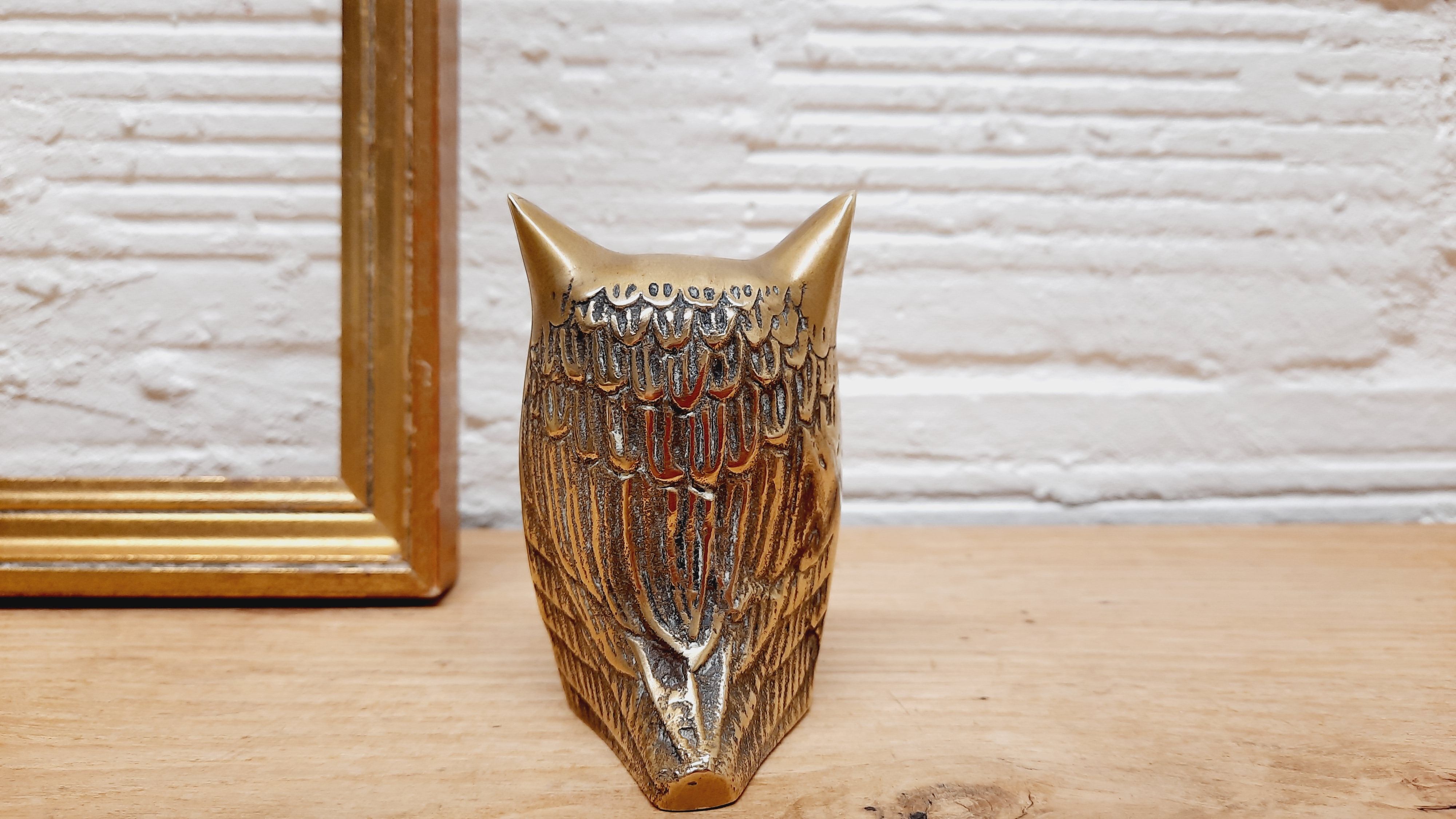 Chissed brass owl