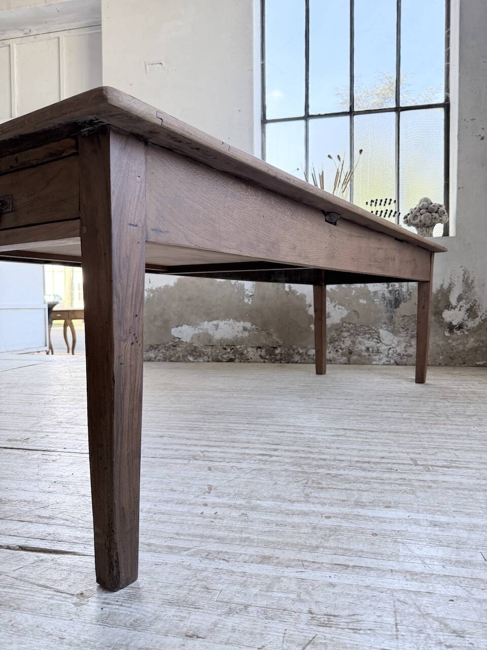 XL oak farmhouse table 1950 235cm