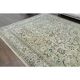 1960s Vintage Persian Handmade Wool Cotton Beige Area Rug 292x395