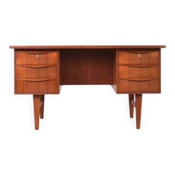Mid-Century Danish Teak Executive Desk, 1960s.