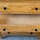 Vintage light oak chest of drawers