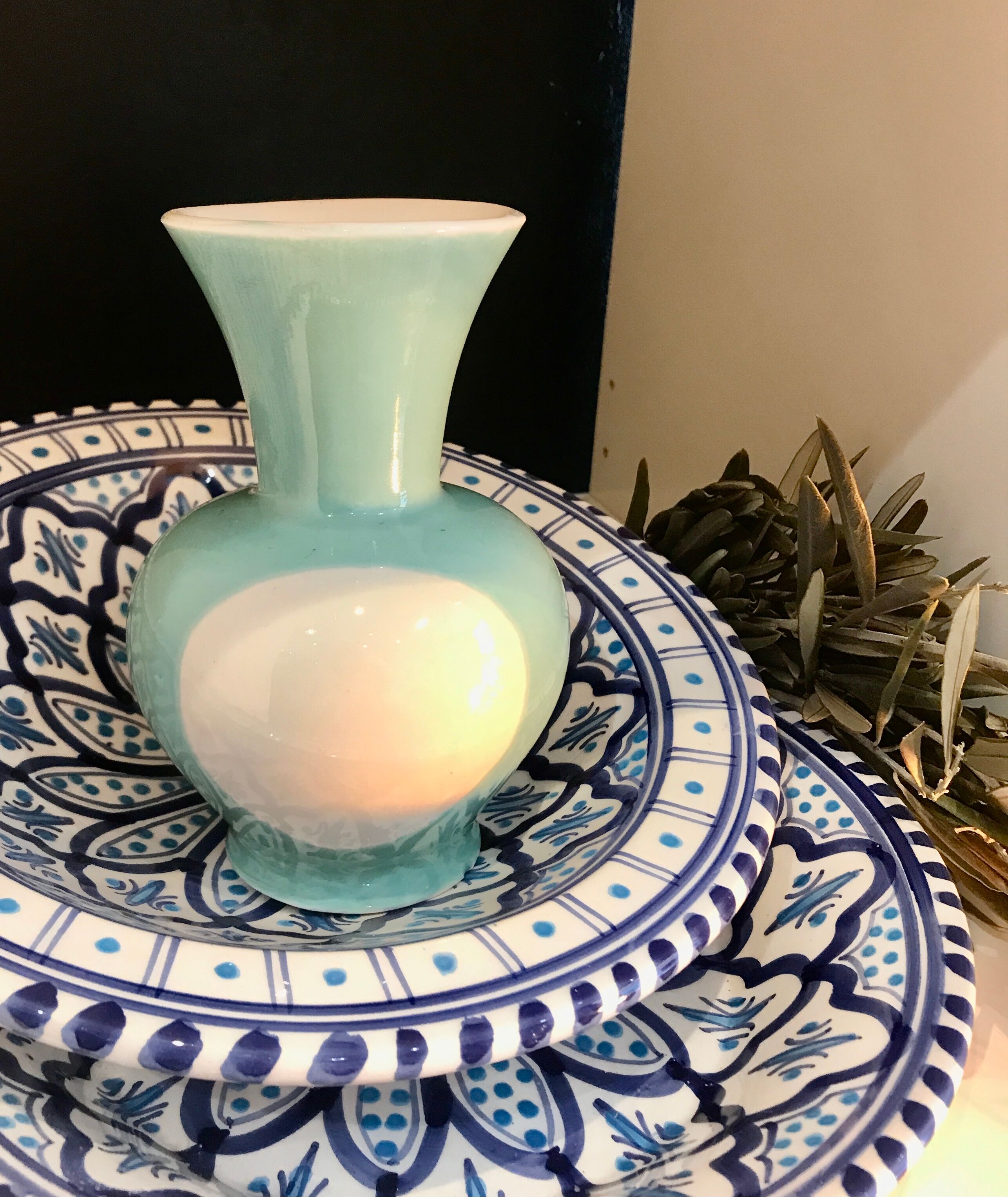 Vase trompette vintage