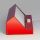 Red Elidus wall lamp designed by Hans-Agne Jakobsson - Sweden, 1970s