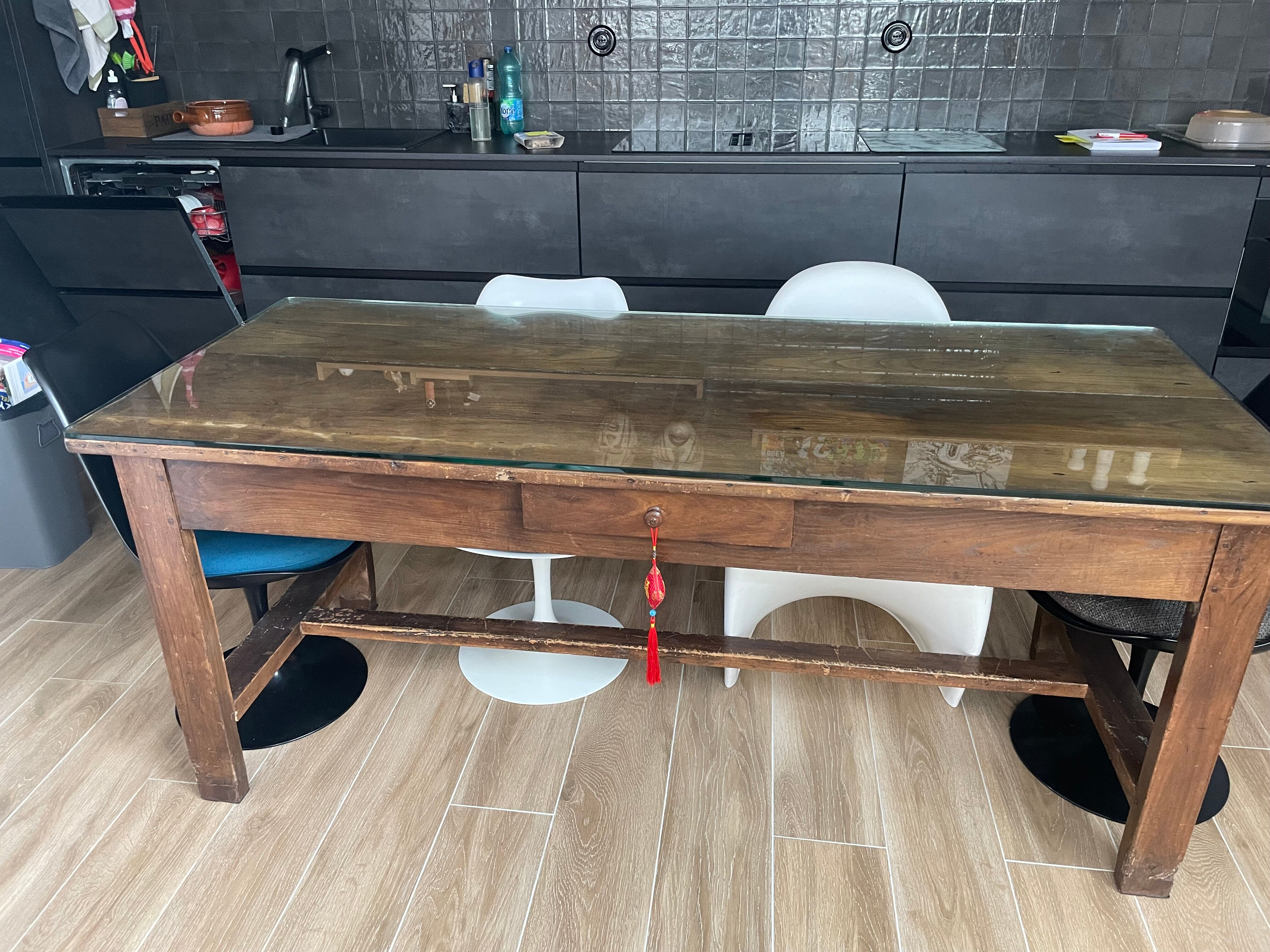 Old farmhouse table