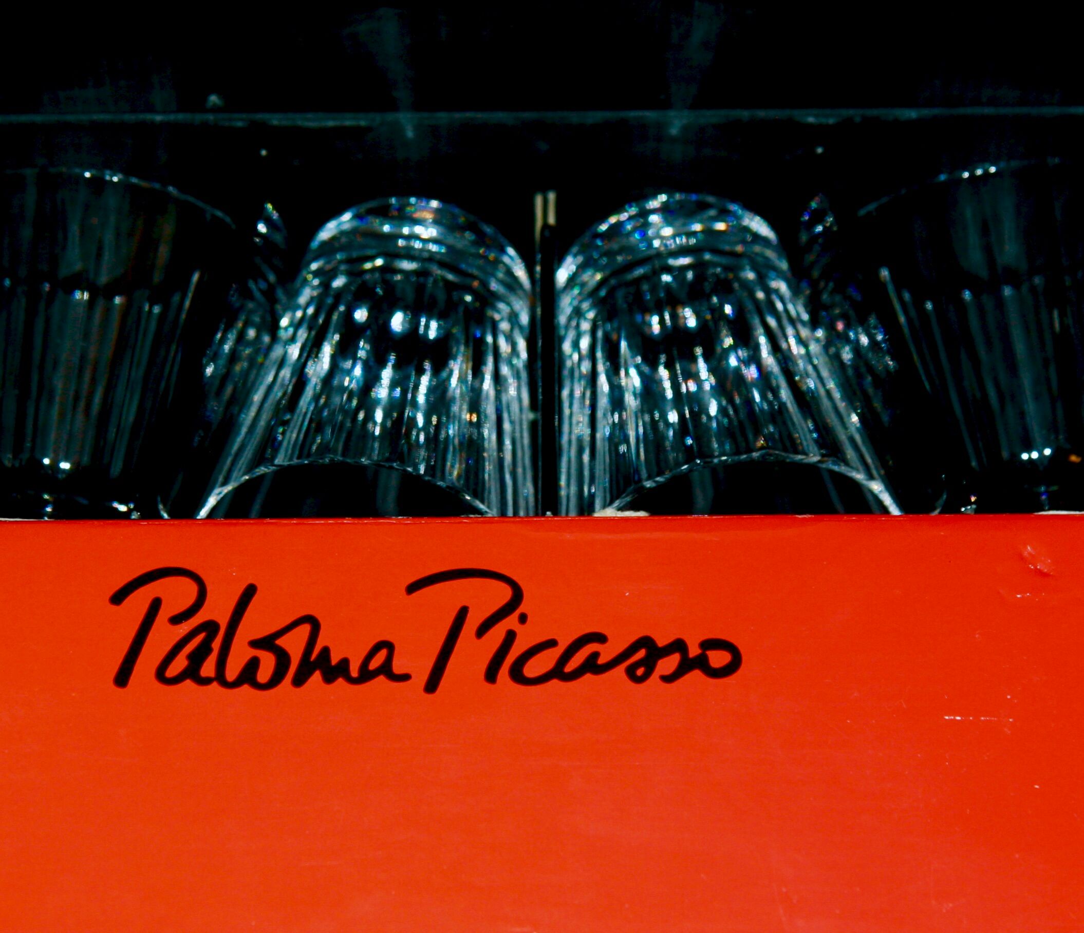 Eight glasses Paloma Picasso, Crystal Villeroy and Boch