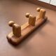 Vintage solid wood coat rack