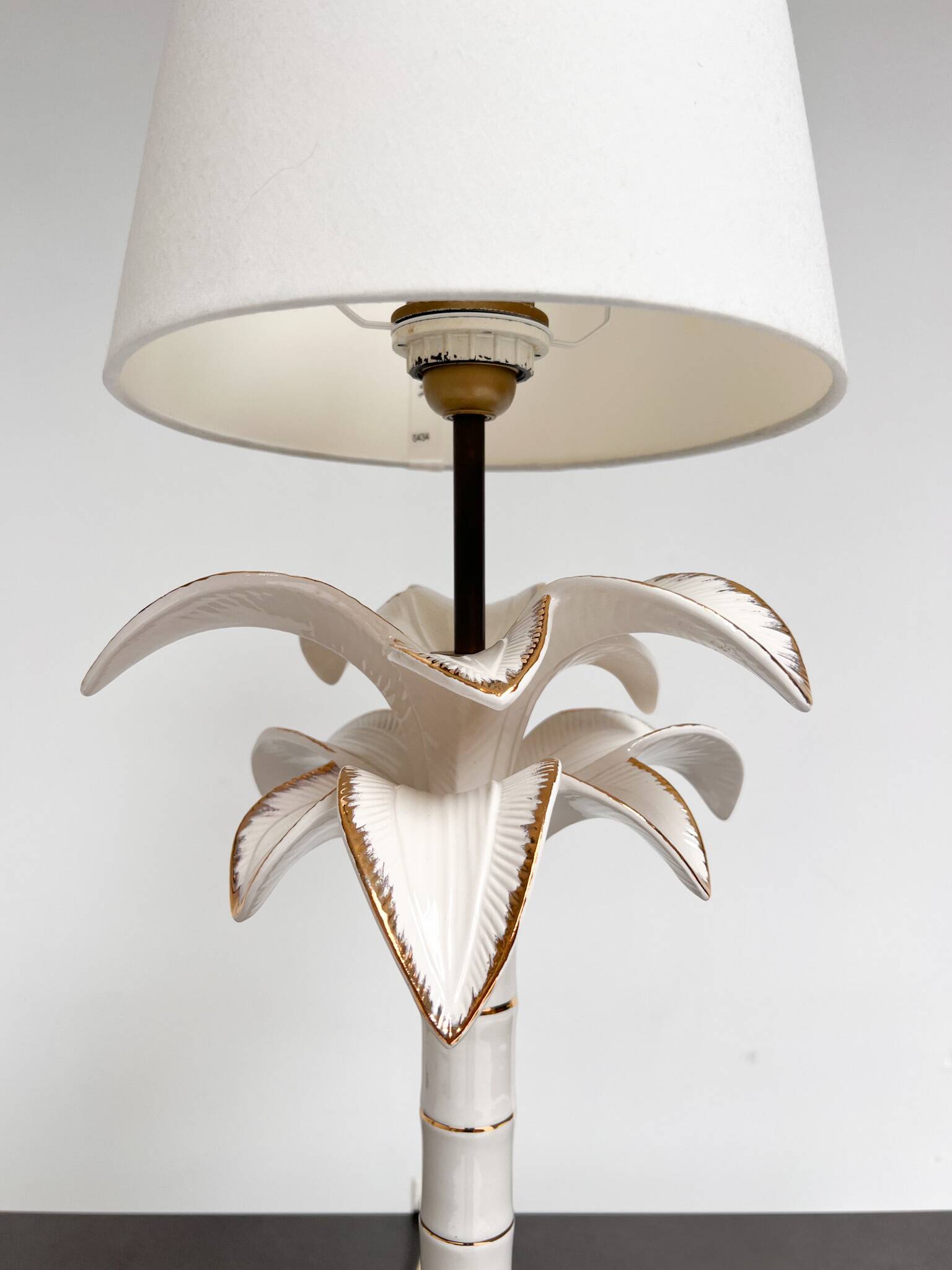 Palm tree lamp attributed to Tommaso Barbi, 1970s